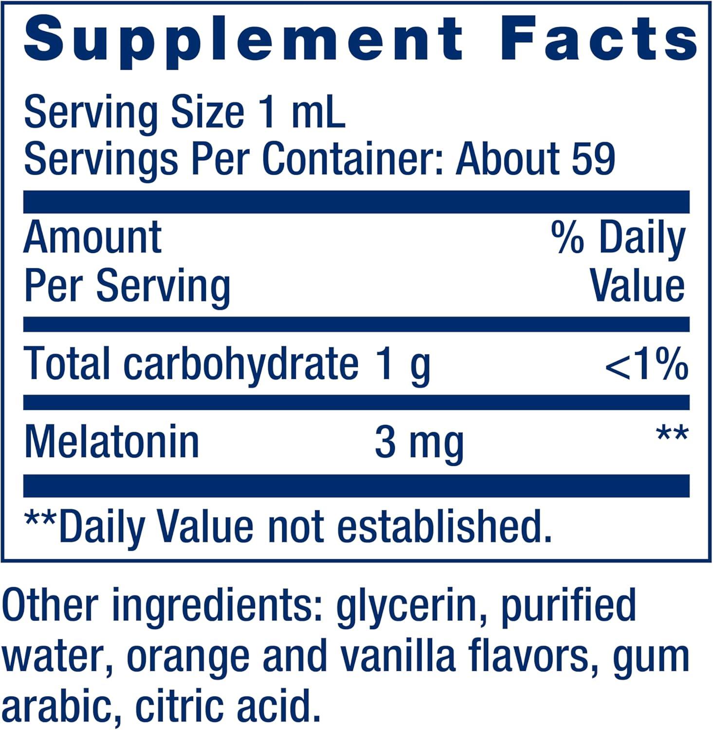image:imageLife Extension FastActing Liquid Melatonin CitrusVanilla Flavor 3 mg Optimal Sleep Support Healthy circadian Rhythms Cellular Defense GlutenFree NonGMO 2 fl oz