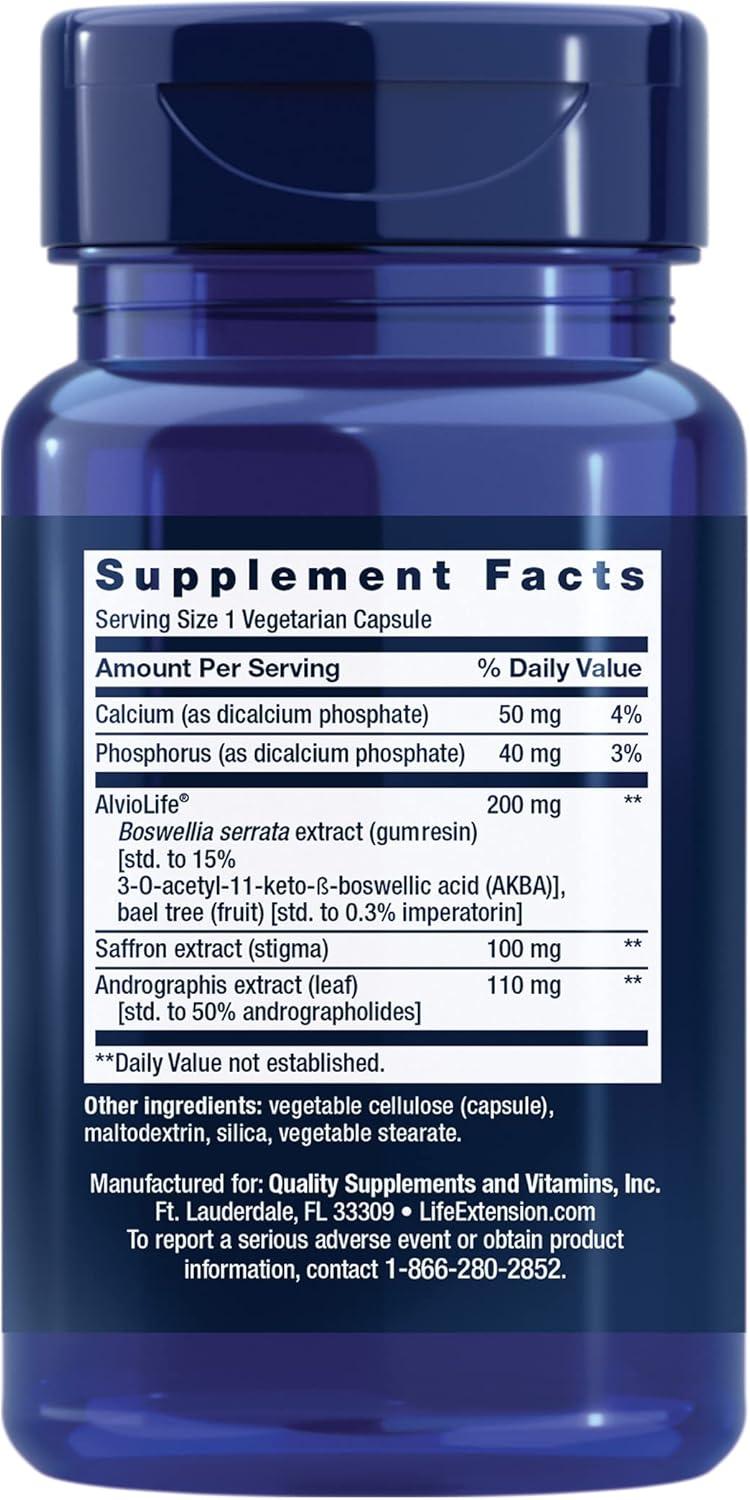 image:imageLife Extension Healthy Lungs Respiratory Supplement Lung Protection Boswellia Serrata Saffron Extract OnceDaily Gluten Free NonGMO Vegetarian 30 Capsules