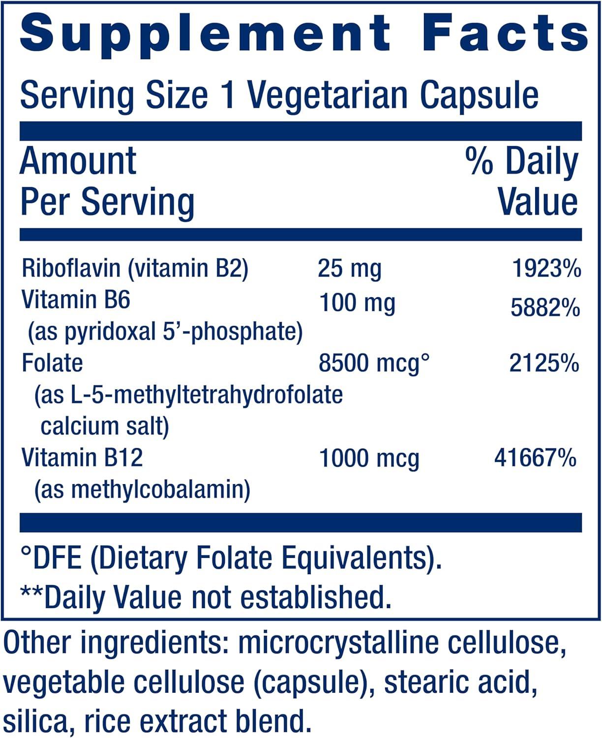 image:imageLife Extension Homocysteine Resist 60 Vegetarian Capsules Pack of 2 Vitamin B2 B6 amp B12 Folate OnceDaily NonGMO GlutenFree60 Count Pack of 1