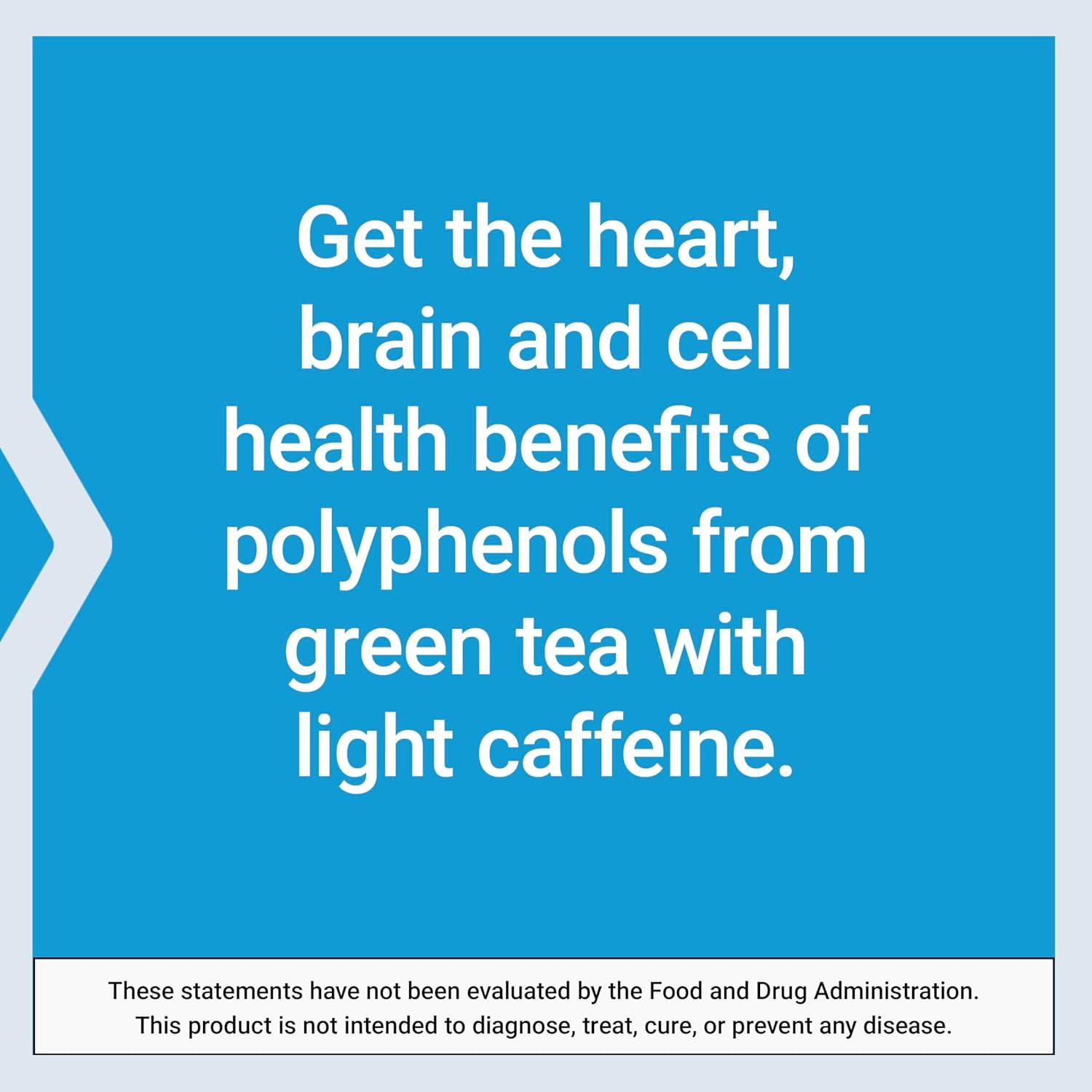 image:imageLife Extension Lightly Caffeinated Mega Green Tea Extract Camellia sinensis Extract with Concentrated EGCG polyphenol Content GlutenFree NonGMO Vegetarian 100 CapsulesLightly Caffeinated