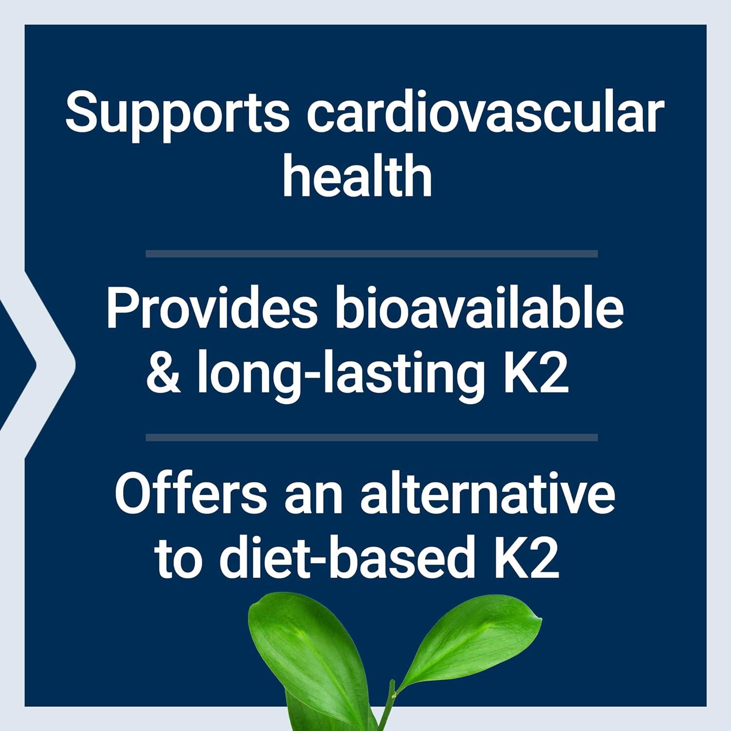 image:imageLife Extension Low Dose Vitamin K2 Supports Arterial Health NonGMO GlutenFree 90 SoftgelsVitamin