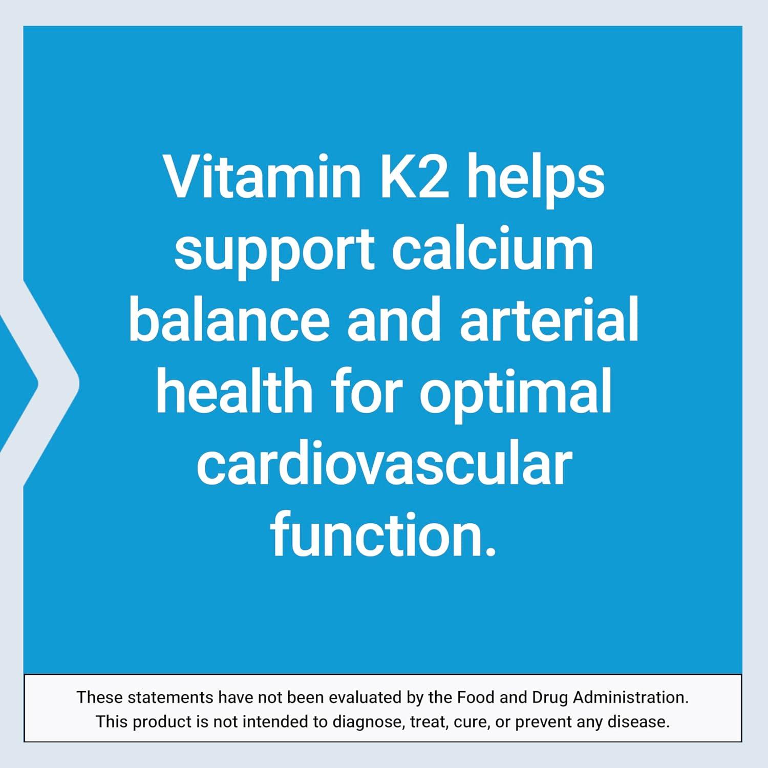 image:imageLife Extension Low Dose Vitamin K2 Supports Arterial Health NonGMO GlutenFree 90 SoftgelsVitamin