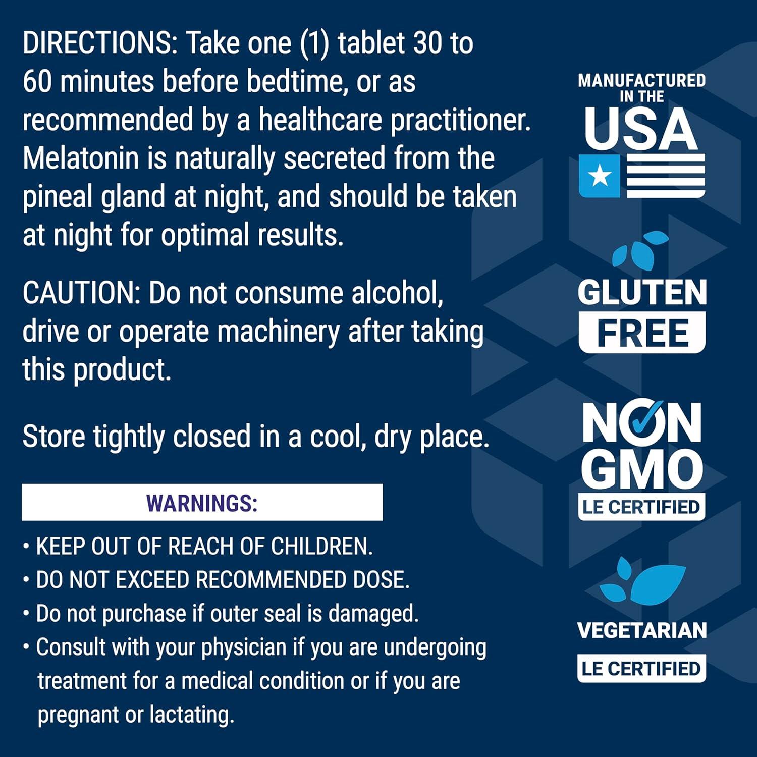 image:imageLife Extension Melatonin 6 Hour Timed Release 300 mcg ExtendedRelease Formula for Gentle Sleep Support Healthy circadian Rhythms Cellular Defense GlutenFree NonGMO Vegetarian 100 Tablets