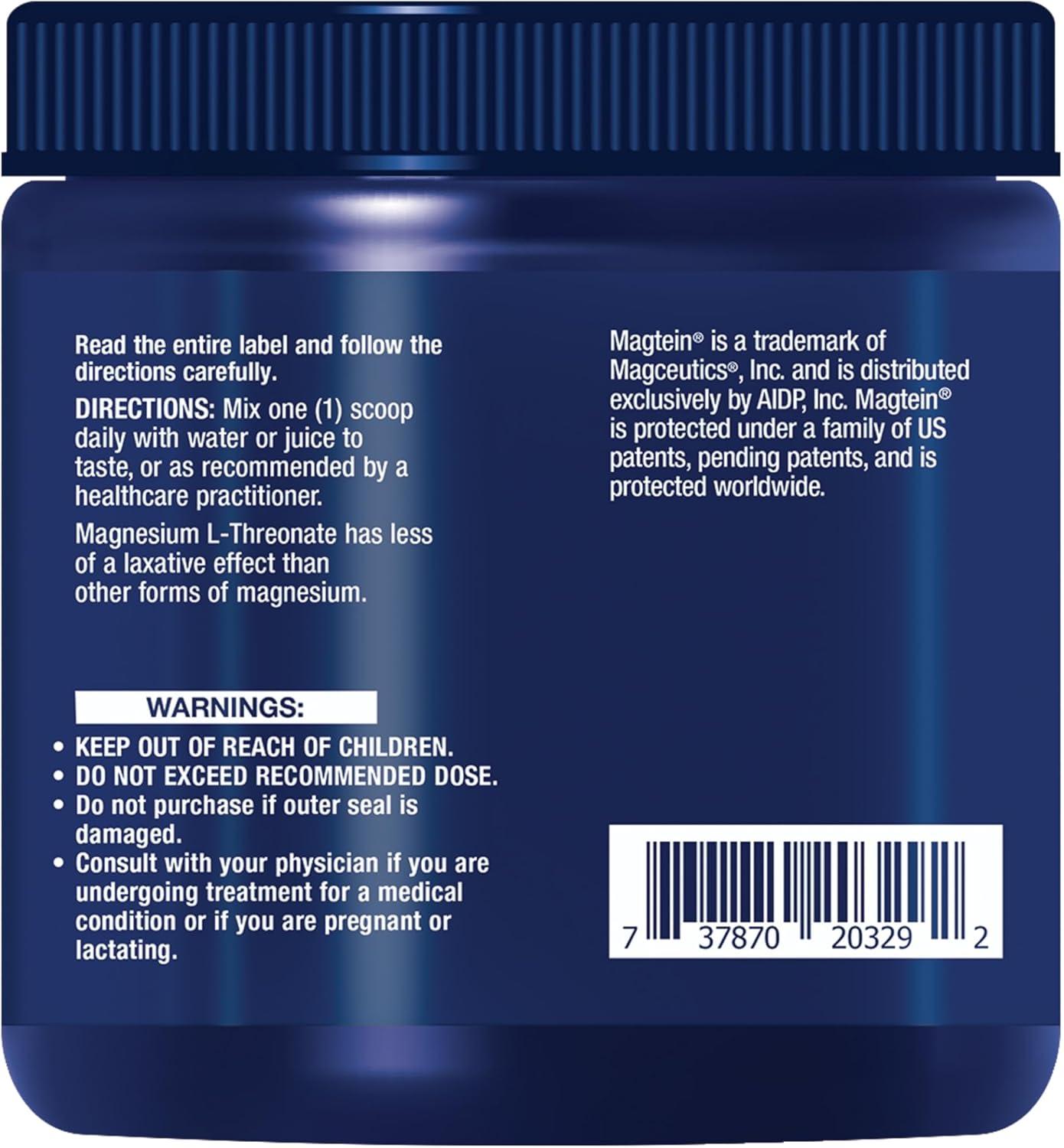 image:imageLife Extension NeuroMag Magnesium LThreonate Powder Tropical Punch UltraAbsorbable Magnesium Supports Memory Focus Cognitive Function amp Mood Gluten free NonGMO Vegetarian 30 Servings329 Ounce Pack of 1