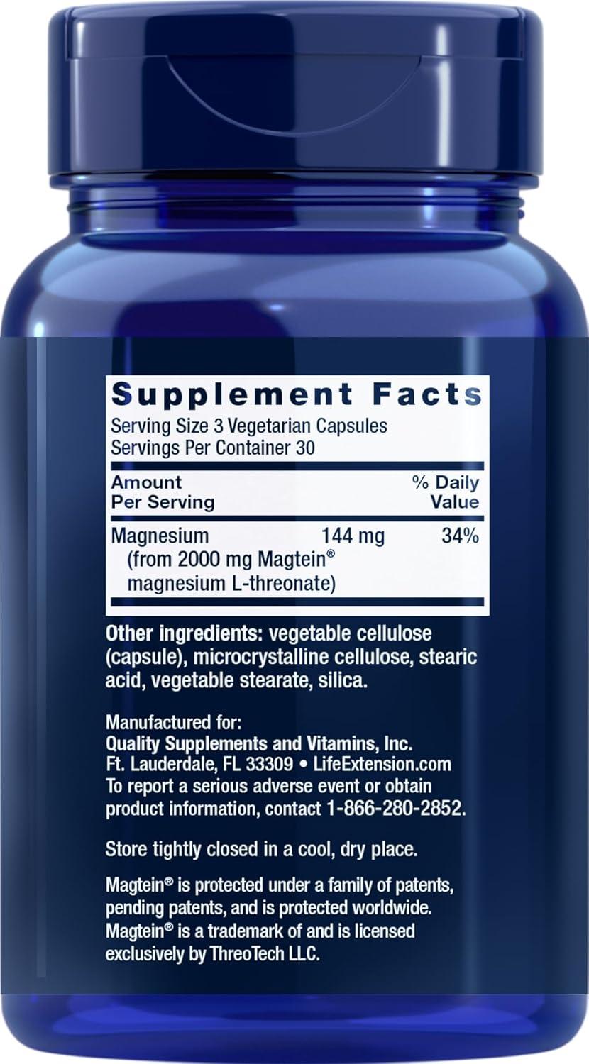 image:imageLife Extension Neuromag Magnesium Lthreonate 90 Count Pack of 2