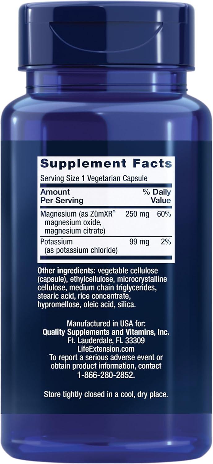 image:imageLife Extension Potassium with ExtendRelease Magnesium Heart health supplement for blood pressure support with two essential minerals NonGMO vegetarian glutenfree 60 capsulesUnflavored