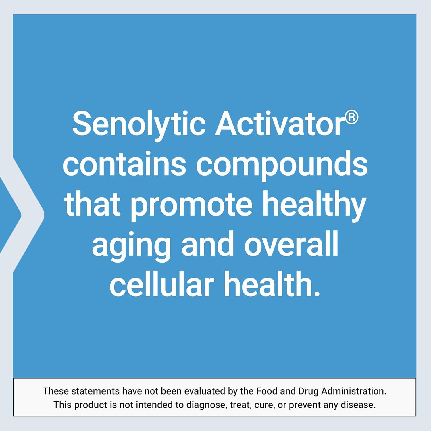 image:imageLife Extension Senolytic Activator Healthy Aging Cellular Health Support bioavailable quercetin and Fisetin apigenin Black Tea theaflavins Gluten Free NonGMO Vegetarian 36 Capsules36 Count Pack of 2
