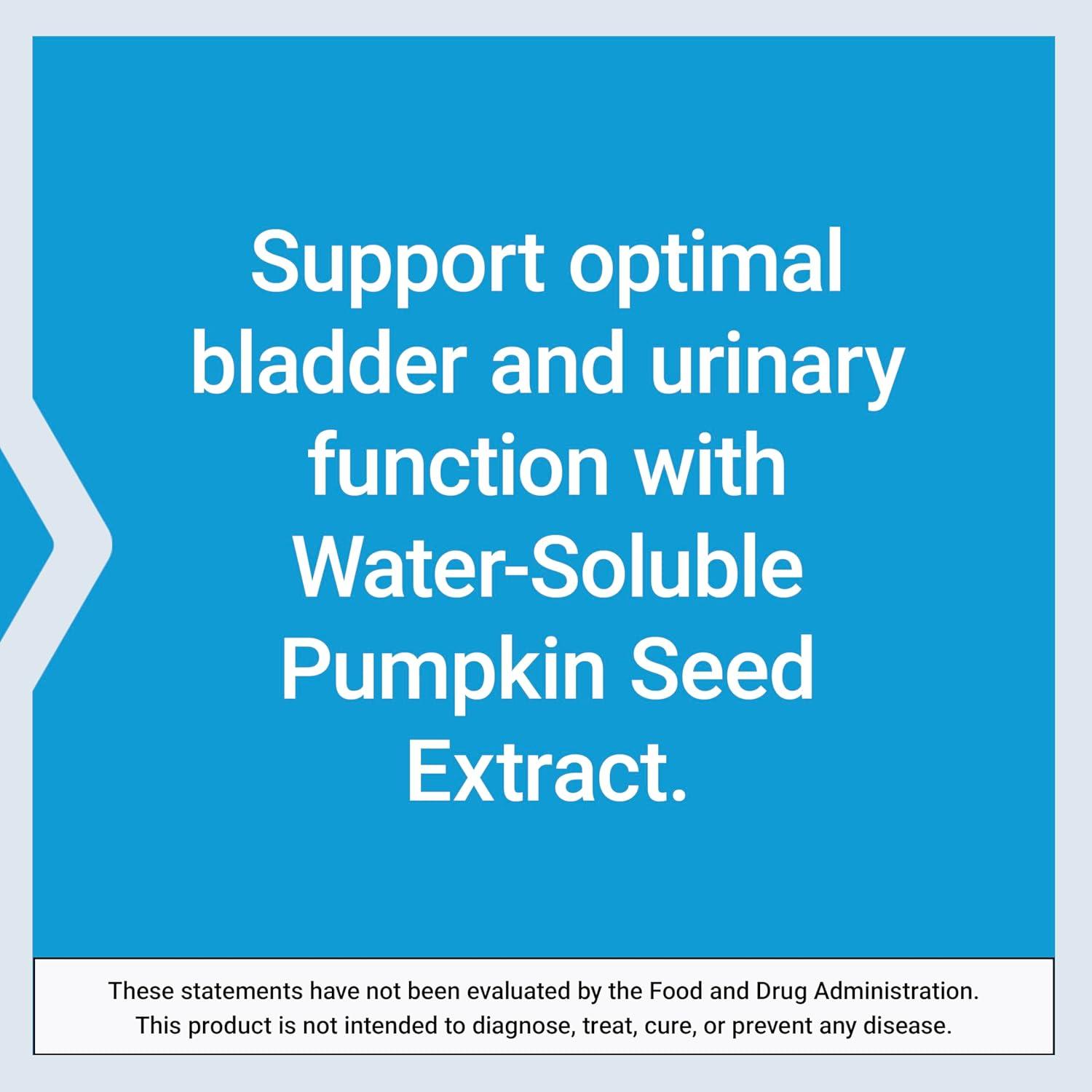 image:imageLife Extension WaterSoluble Pumpkin Seed Extract Promotes Prostate amp Urinary Tract Health Bladder Health Support Men Women GlutenFree NonGMO Vegetarian 60 Capsules60 Count Pack of 1
