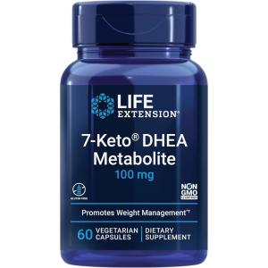image:imageLife Extension 7Keto DHEA Metabolite  Crank Up Your FatBurning Furnace  NonGMO  GlutenFree  100 Mg  60 Vegetarian Capsules60 Count Pack of 1