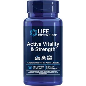 image:imageLife Extension Active Vitality amp Strength Functional Fitness Muscle Health Physical Independence 1Daily NonGMO GlutenFree 30 Capsules