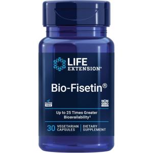 image:imageLife Extension BioFisetin Fisetin galactomannans from Fenugreek Seed Cellular Health Cognitive Health Longevity GlutenFree Vegetarian NonGMO 30 Vegetarian CapsulesBioFisetin
