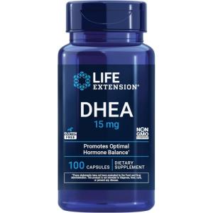 image:imageLife Extension DHEA 15 mg  Hormone Balance Supplement Memory Muscle Mass and Bone Density Support Healthy Sex Drive GlutenFree NonGMO 100 Capsules100 Count Pack of 1