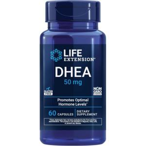 image:imageLife Extension DHEA 50 mg  Hormone Balance Supplement Memory Muscle Mass and Bone Density Support Healthy Sex Drive GlutenFree NonGMO 60 Capsules60 Count Pack of 1