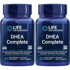 image:imageLife Extension DHEA and 7Keto DHEA Complete Vegetarian Capsules to Maximize Support of a Healthy Body Weight amp Mood Lean Muscle Mass Libido amp More NonGMO GlutenFree 60 Count60 Count Pack of 2