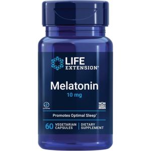 image:imageLife Extension Melatonin 10 mg Healthy Dose Our Highest Available Dosage for Sleep Support Healthy Immune Response Oxidative Stress Defense Vegetarian 60 Capsules