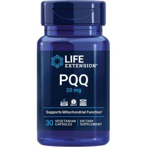 image:imageLife Extension PQQ pyrroloquinoline Quinone 20 mg Promotes The Growth of New Mitochondria GlutenFree NonGMO Vegetarian 1 Daily 30 Capsules30 Count Pack of 1