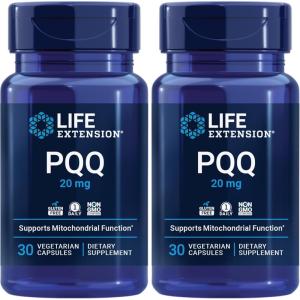 image:imageLife Extension PQQ pyrroloquinoline Quinone 20 mg Promotes The Growth of New Mitochondria GlutenFree NonGMO Vegetarian 1 Daily 30 Capsules30 Count Pack of 2