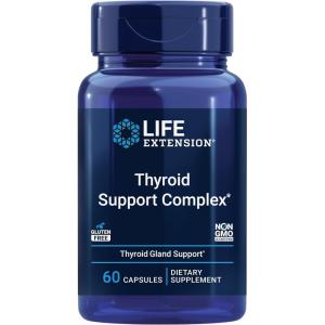 image:imageLife Extension Thyroid Support Complex  Thyroid Health Support Supplement with Vitamins A B Iodine Magnesium LTyrosine Ashwagandha amp Ginseng for Energy  NonGMO GlutenFree  60 Capsules
