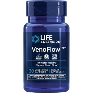 image:imageLife Extension VenoFlow nattokinase Enzyme French Maritime Pine bark Extract Supports Healthy Vascular Function arm and Leg Circulation Gluten Free NonGMO Vegetarian 1Daily 30 Capsules