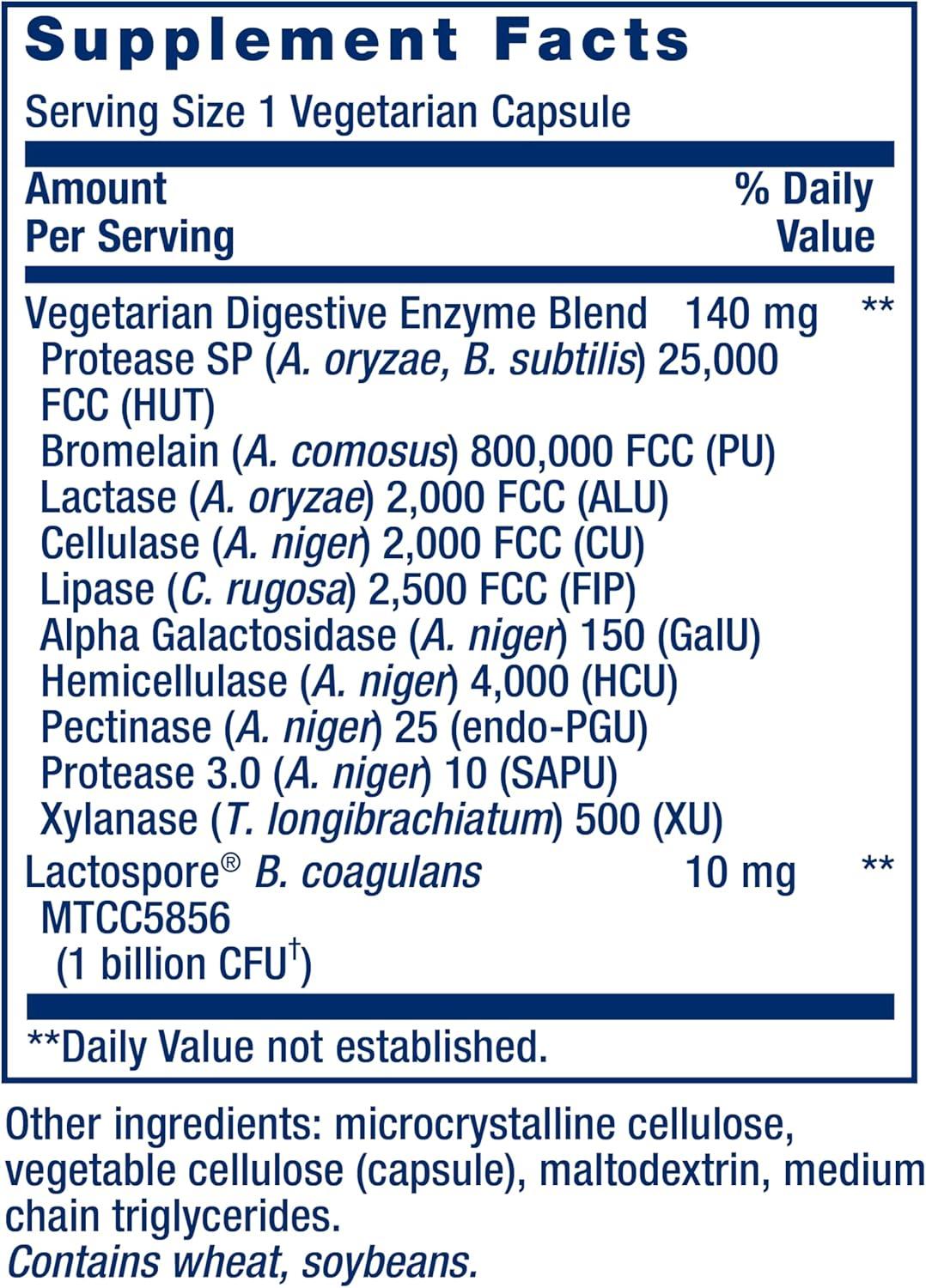 image:imageLife Extension Enhanced Super Digestive Enzymes and Probiotics B coagulans Probiotic 10 Digestive Enzymes Supports Digestion Comfort amp GI Balance NonGMO Vegetarian 60 Capsules60 Count Pack of 1