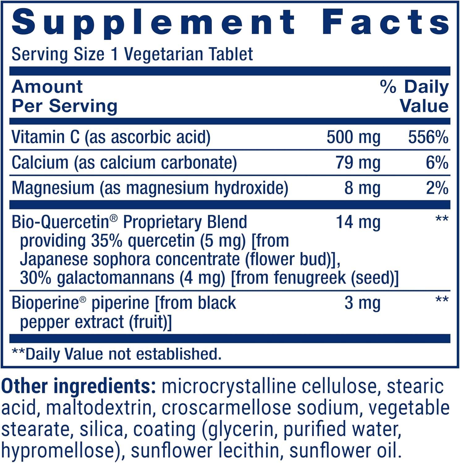 image:imageLife Extension FastC and BioQuercetin Fast delivery and Absorption Vitamin C Fenugreek Immune Support Magnesium GlutenFree NonGMO Vegetarian 60 Tablets60 Count Pack of 1