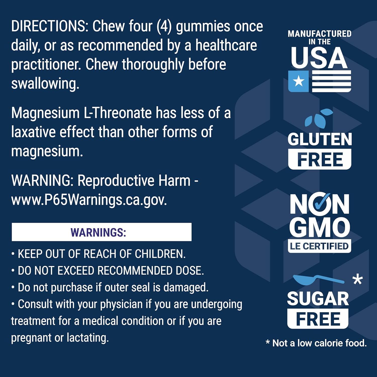 image:imageLife Extension Gummy Science NeuroMag Magnesium LThreonate Memory Support Quick Thinking cognition Magnesium Supplement GlutenFree NonGMO Orange Flavor 60 Gummies