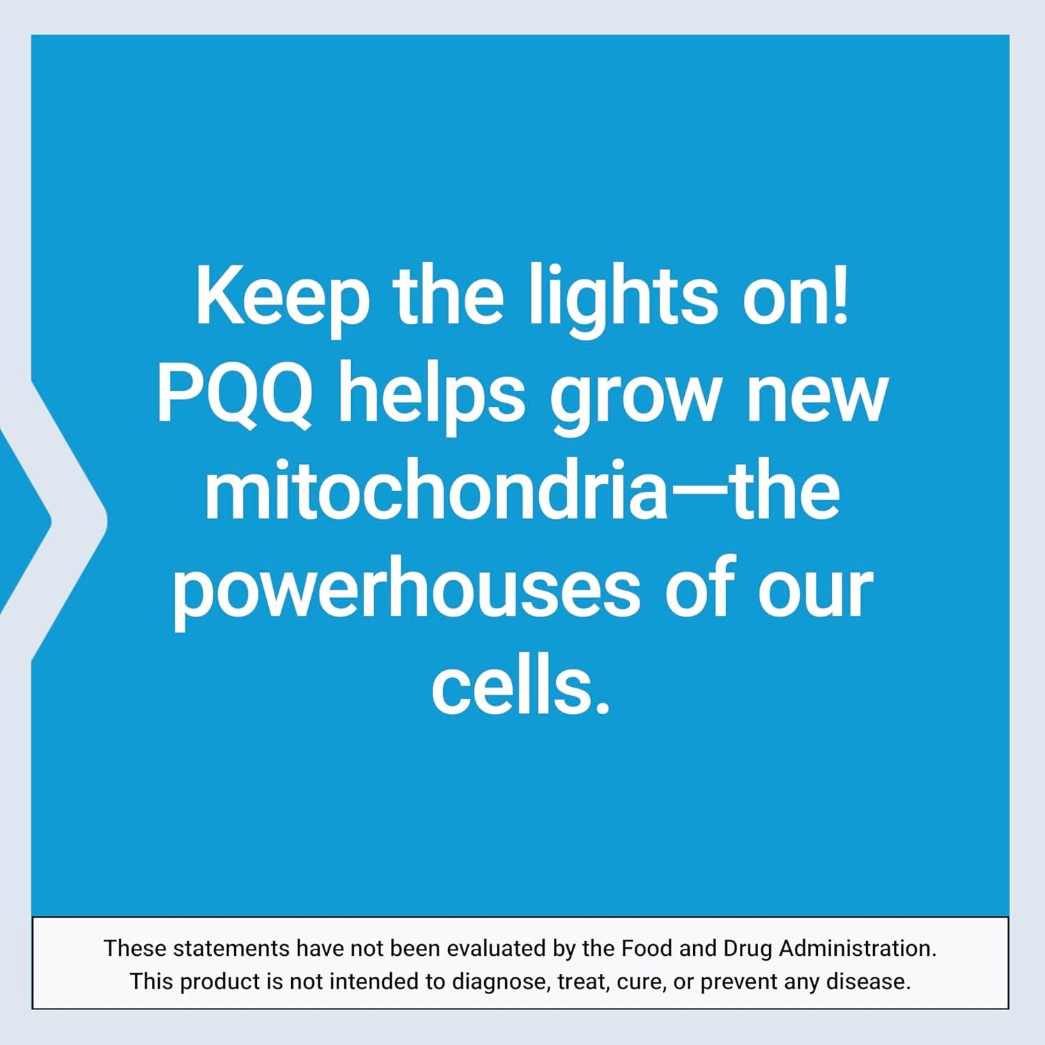 image:imageLife Extension PQQ Caps Pyrroloquinoline Quinone 10 mg Promotes the Growth of New Mitochondria ATP Energy Support GlutenFree NonGMO Vegetarian 60 Capsules30 Count Pack of 1