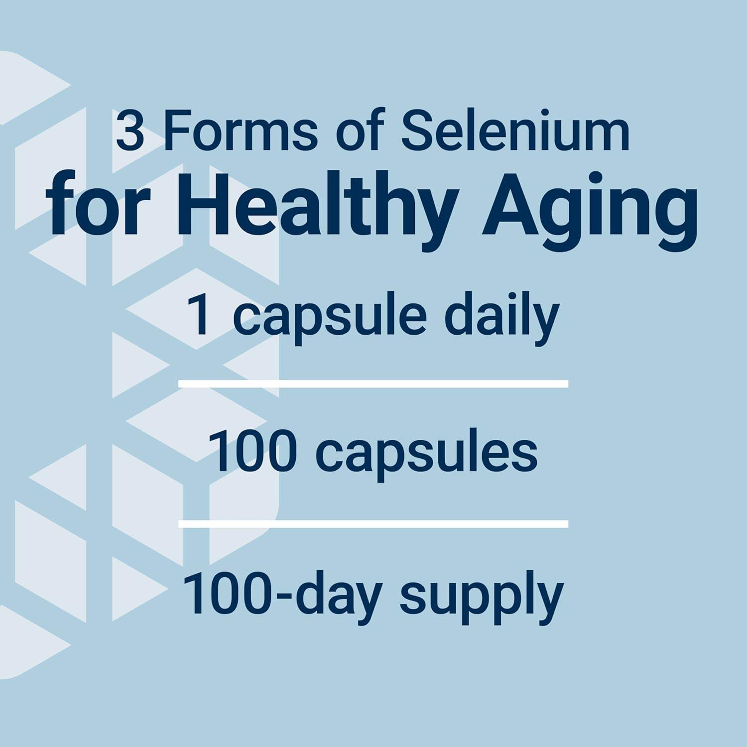 image:imageLife Extension Super Selenium Complex 200 mcg 3 Forms of Selenium Vitamin E Cellular Health amp Longevity Support GlutenFree NonGMO Vegetarian 1 Daily 100 CapsulesCapsules