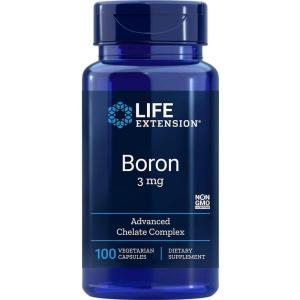 image:imageLife Extension Boron 3 mg Vitamin B2 Supports Healthy Bones Optimal Bone Metabolism Immune Function Nervous System Health Gluten Free NonGMO Vegetarian 100 CapsulesUnflavored