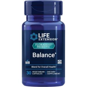 image:imageLife Extension FLORASSIST Probiotic Balance Gut Health Immune Support WholeBody Health 7 strains 15 Billion CFUs NonGMO GlutenFree Vegetarian 30 Capsules