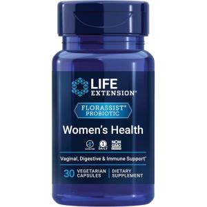 image:imageLife Extension FLORASSIST Probiotic Womens Health Vaginal Health Digestive Health Immune Health GlutenFree NonGMO Vegetarian OnceDaily Formula 30 Capsules