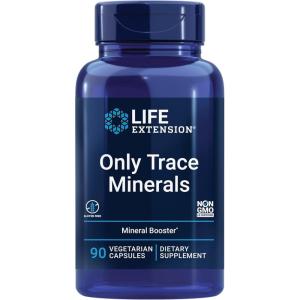 image:imageLife Extension Only Trace Minerals a Daily dose of zinc Chromium Boron Copper Manganese Vanadyl sulfate GlutenFree NonGMO Vegetarian 90 Capsules90 Count Pack of 1