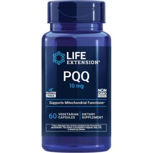 image:imageLife Extension PQQ Caps  Pyrroloquinoline Quinone 10 mg  Promotes the Growth of New Mitochondria ATP Energy Support  GlutenFree NonGMO Vegetarian  60 Capsules30 Count Pack of 1