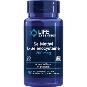 image:imageLife Extension SeMethyl LSelenocysteine Advanced Form of Selenium antioxidant Defense Cellular Health Healthy Aging Vegetarian GlutenFree NonGMO 90 Capsules