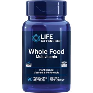 image:imageLife Extension Whole Food Multivitamin Plantderived Vitamin D3 A B C amp E Plus Minerals Plant extracts Stay Healthy from Head to Toe GlutenFree NonGMO Vegetarian 90 Capsules