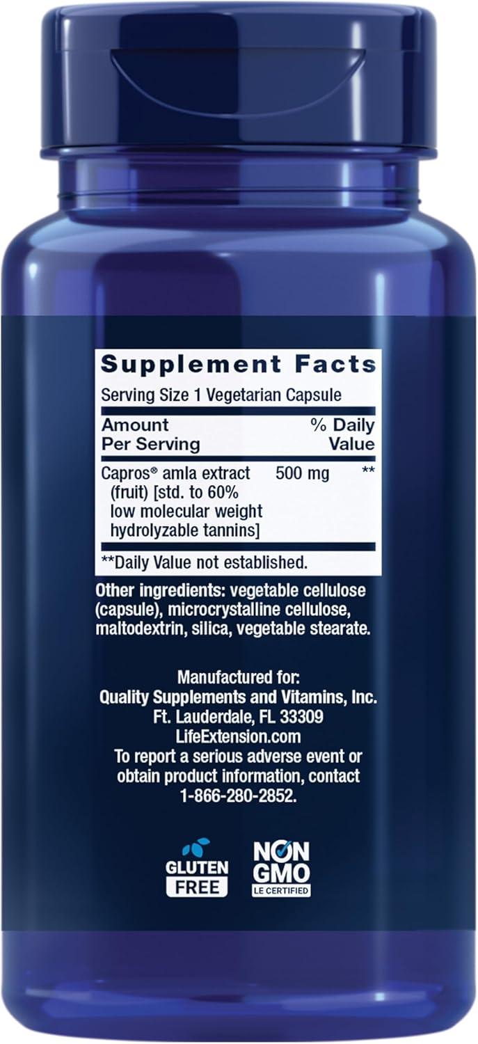 image:imageLife Extension Advanced Lipid Control amla Extract Indian Gooseberry Heart Health endothelial Health Vegetarian GlutenFree 60 Capsules