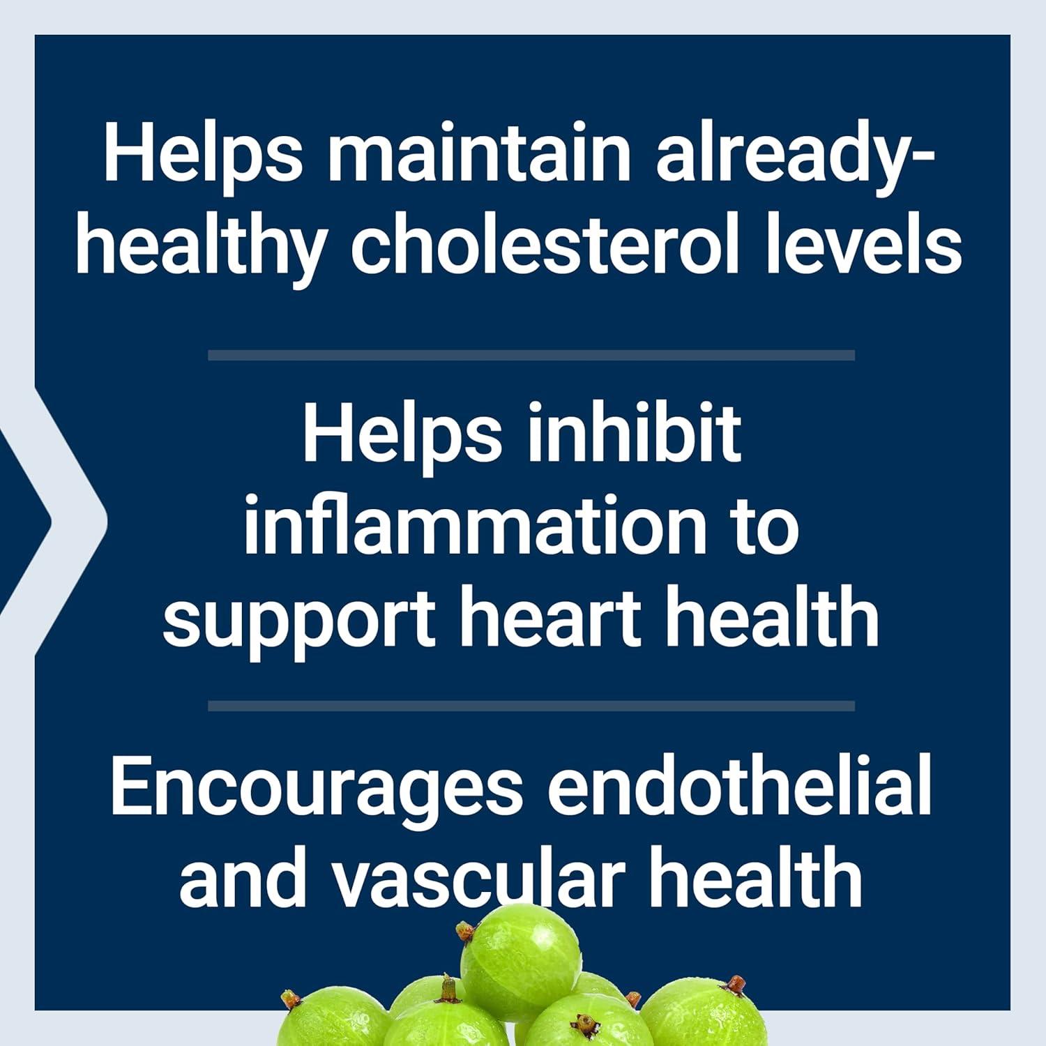 image:imageLife Extension Advanced Lipid Control amla Extract Indian Gooseberry Heart Health endothelial Health Vegetarian GlutenFree 60 Capsules