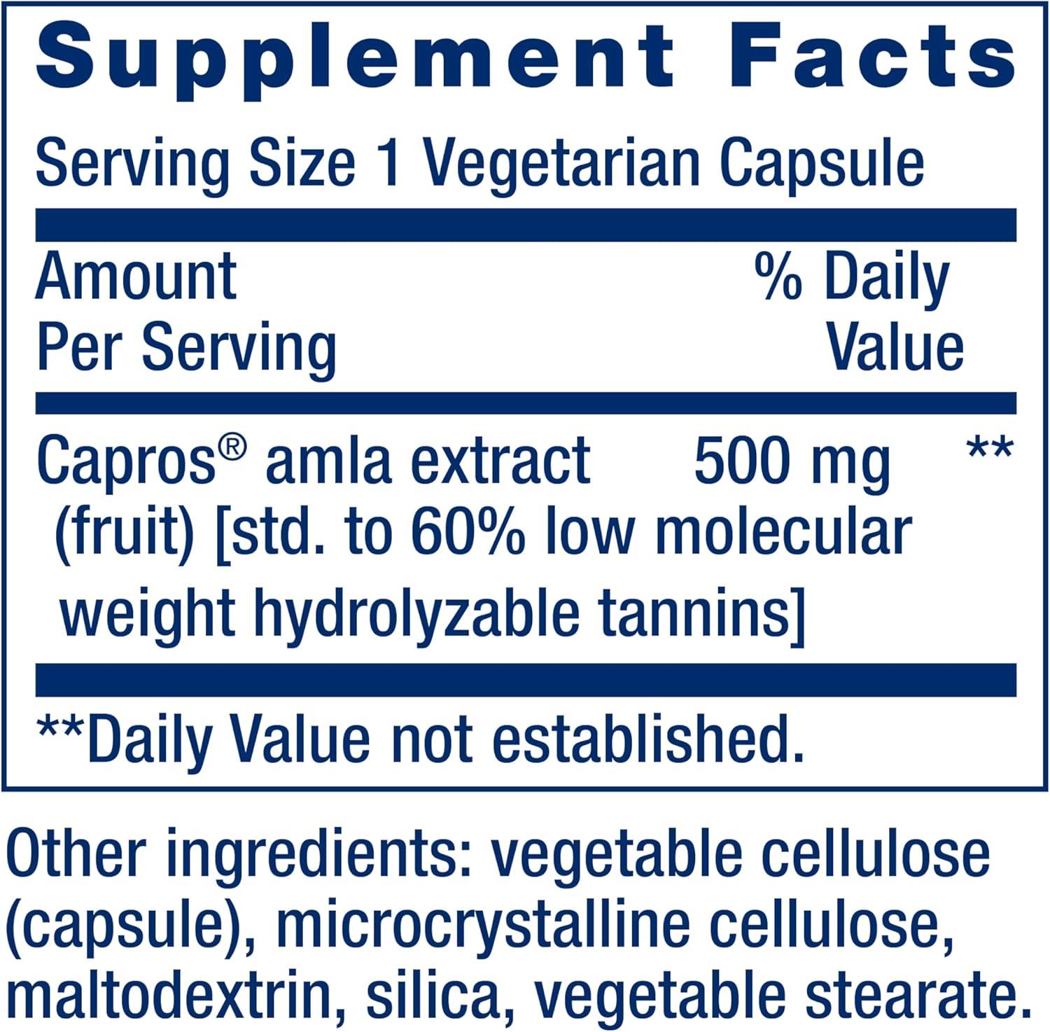 image:imageLife Extension Advanced Lipid Control amla Extract Indian Gooseberry Heart Health endothelial Health Vegetarian GlutenFree 60 Capsules