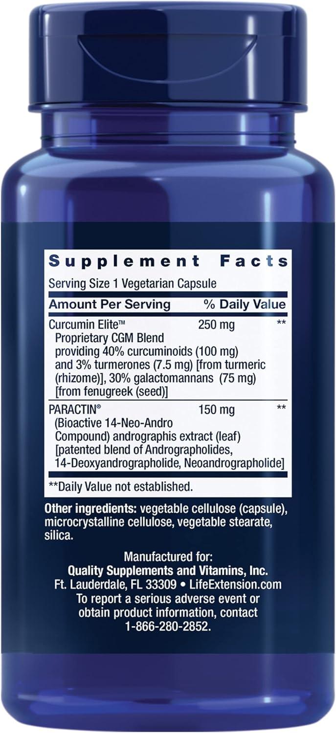 image:imageLife Extension ArthroImmune Joint Support Curcumin Elite Turmeric Extract Andrographis paniculata Supports Mobility and Flexibility Vegetarian Gluten Free NonGMO 60 Capsules