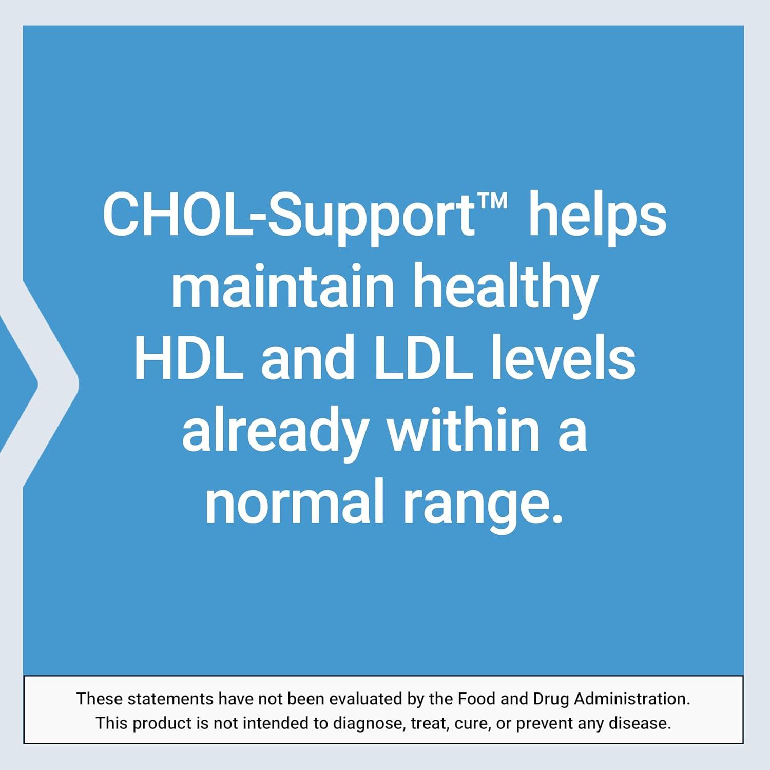 image:imageLife Extension CHOLSupport Helps Maintain Already Healthy Cholesterol Heart Health Artichoke Leaf Extract Vitamin B5 pantethine GlutenFree NonGMO Vegetarian 60 Capsules
