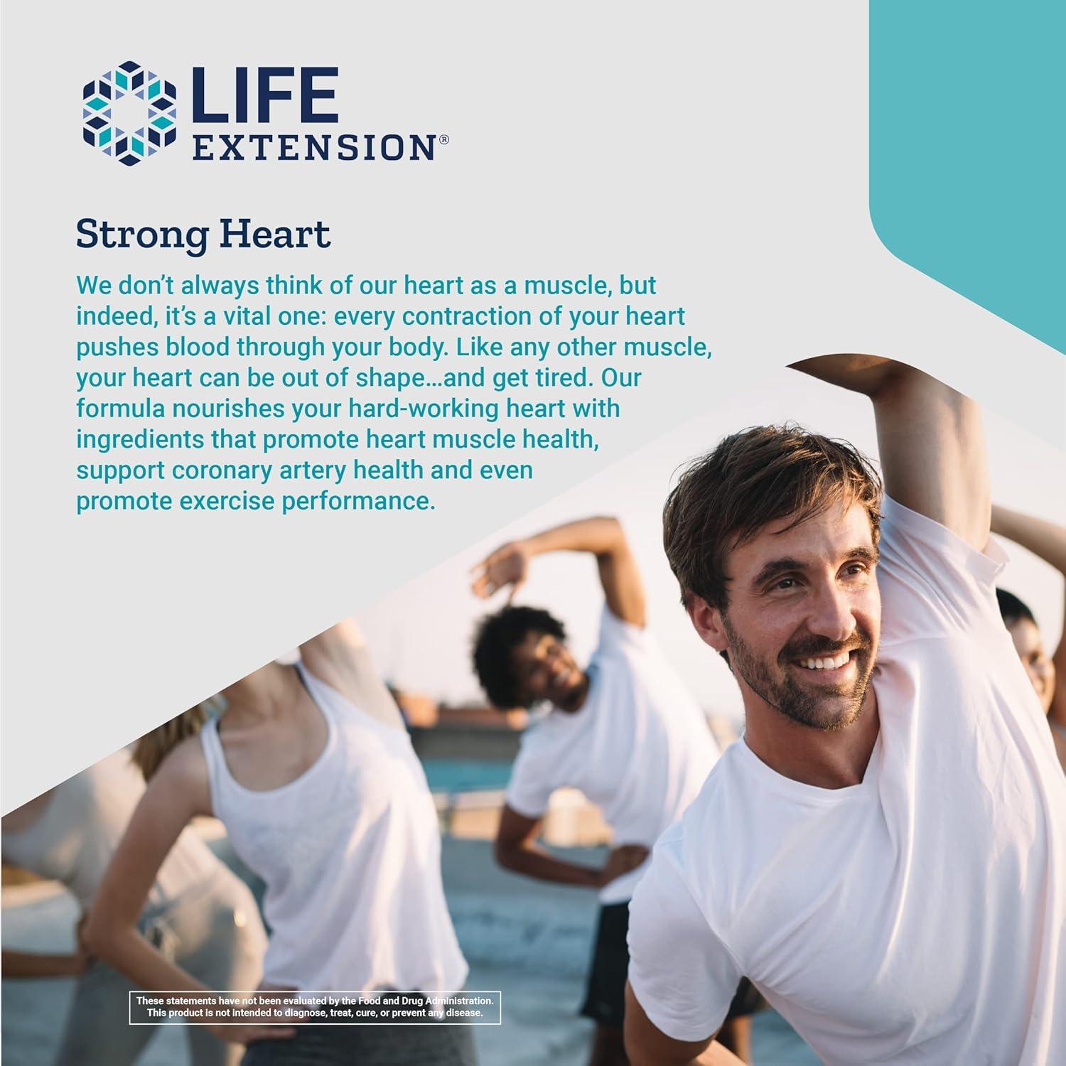 image:imageLife Extension Cardio Peak Hawthorn Extract Leaf Flower Stem Supplement with Arjuna Extract for Heart Health Support Twice Daily Gluten Free NonGMO Vegetarian 120 Capsules