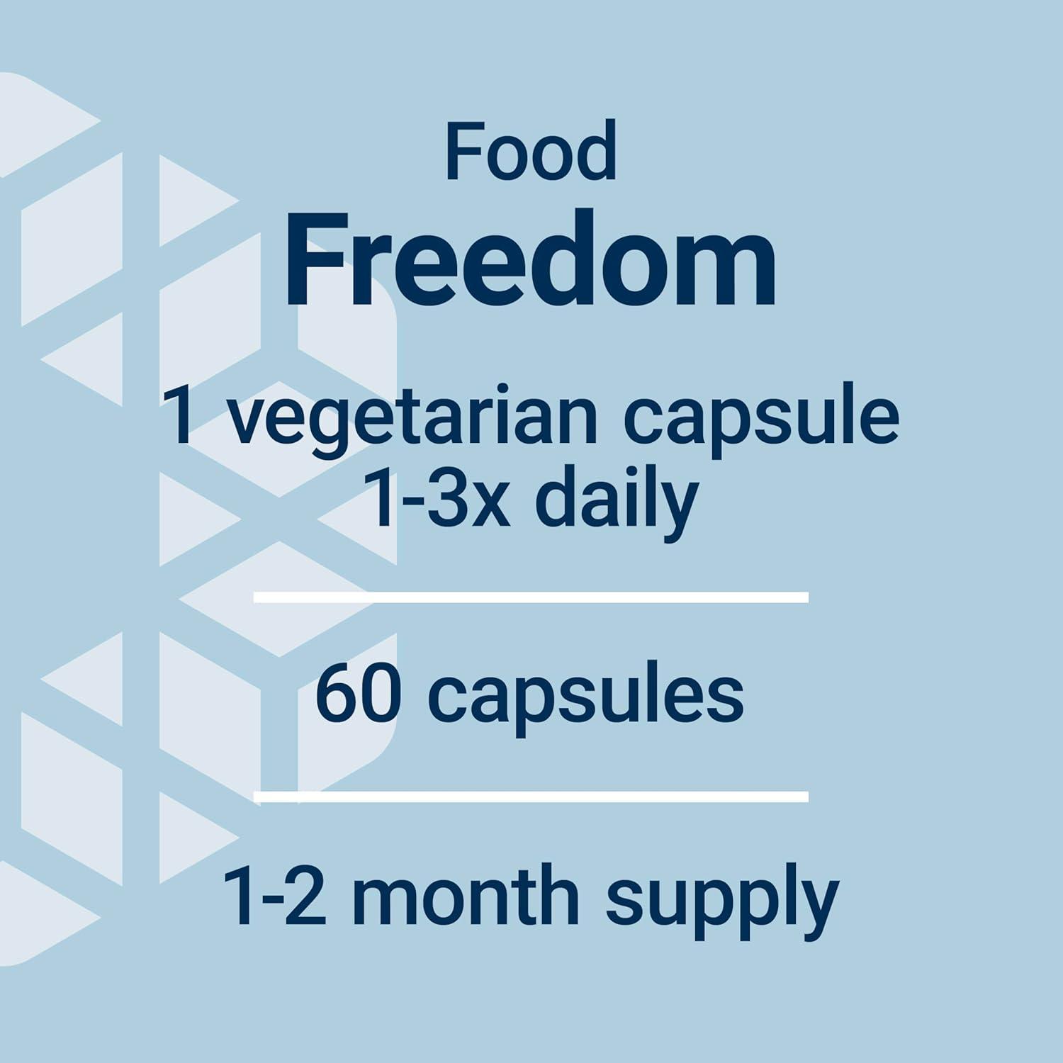 image:imageLife Extension Food Sensitivity Relief with Diamine Oxidase DAO Occasional Gas Digestive Comfort histamine Sensitivity DAO Enzyme Supplement Gluten Free NonGMO Vegetarian 60 Capsules60 Count Pack of 1