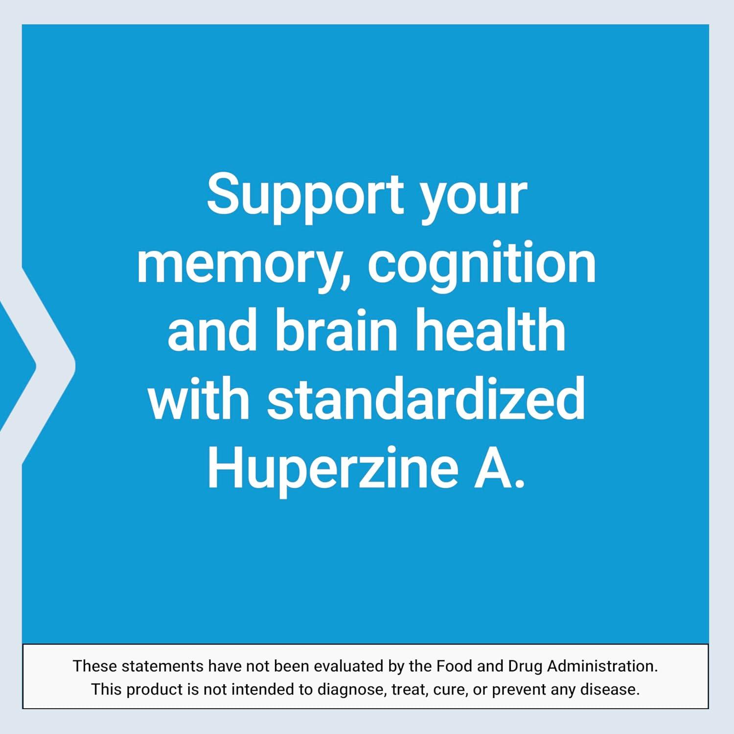 image:imageLife Extension Huperzine A Memory Health Cognitive Health Chinese Club Moss Extract GlutenFree NonGMO Vegetarian 60 CapsulesStandard Packaging