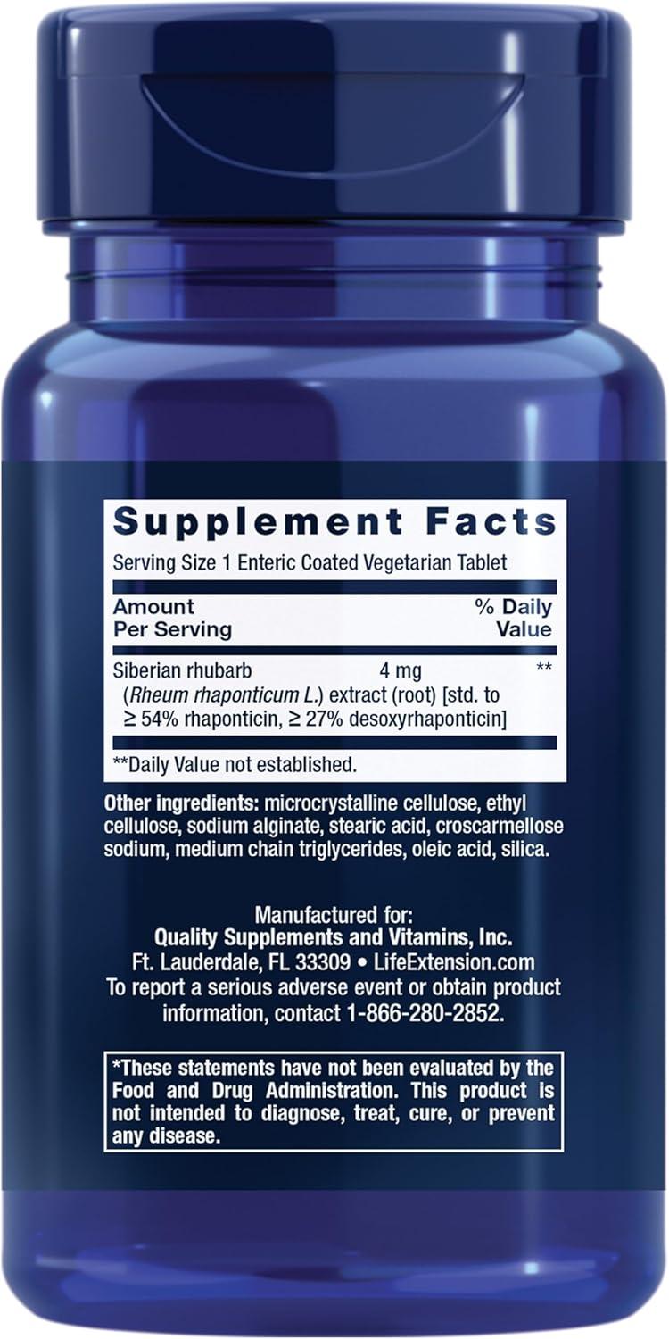 image:imageLife Extension Menopause Relief Siberian Rhubarb Menopause Supplement for Women Ease hot Flashes Mood Swings Night Sweats Relief HormoneFree GlutenFree NonGMO Vegetarian 30 Tablets30 Count Pack of 2