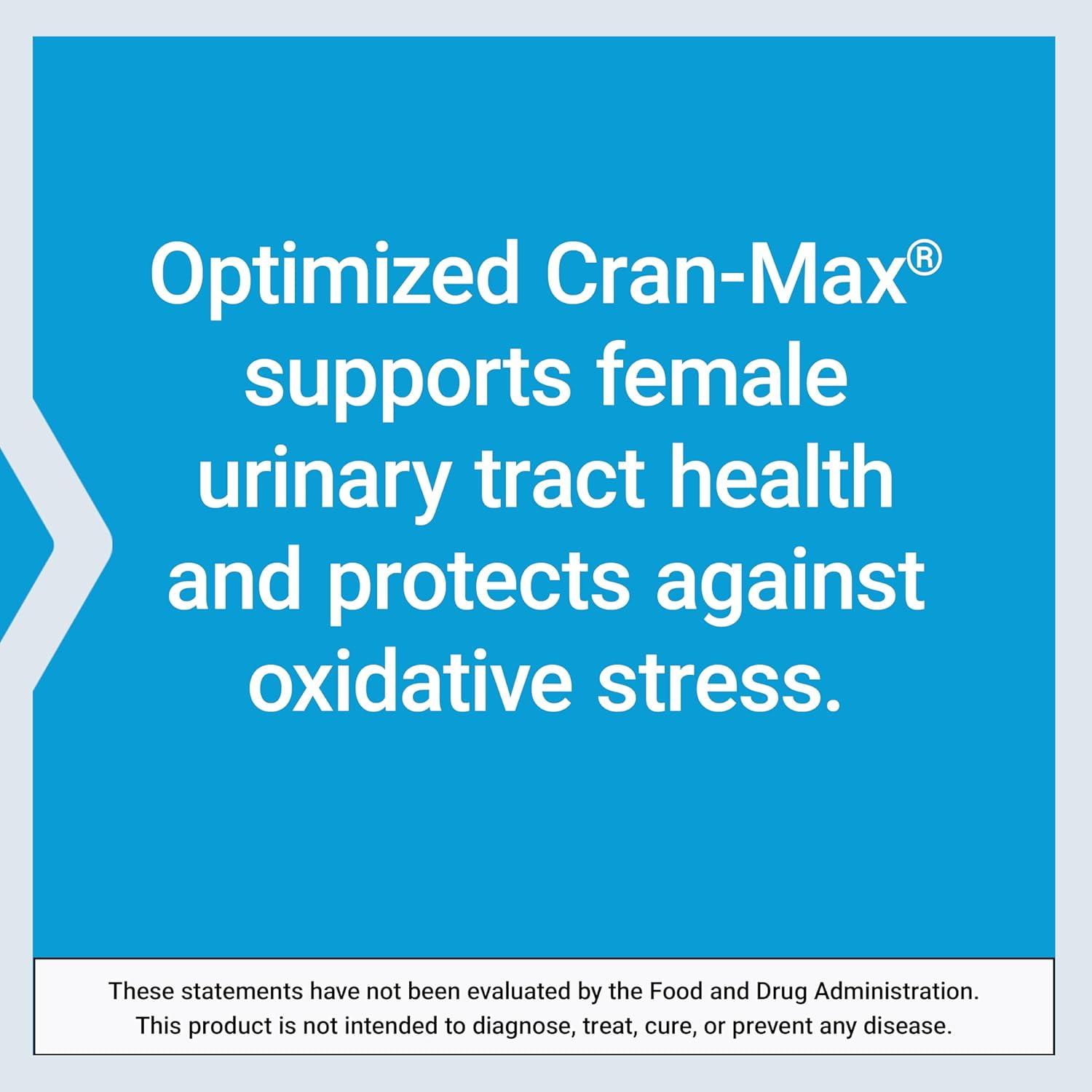 image:imageLife Extension Optimized CranMax Cranberry Whole Fruit Concentrate with Hibiscus Extract Best in Class Support for Female Urinary Tract Health GlutenFree Vegetarian NonGMO 60 CapsulesStandard Packaging