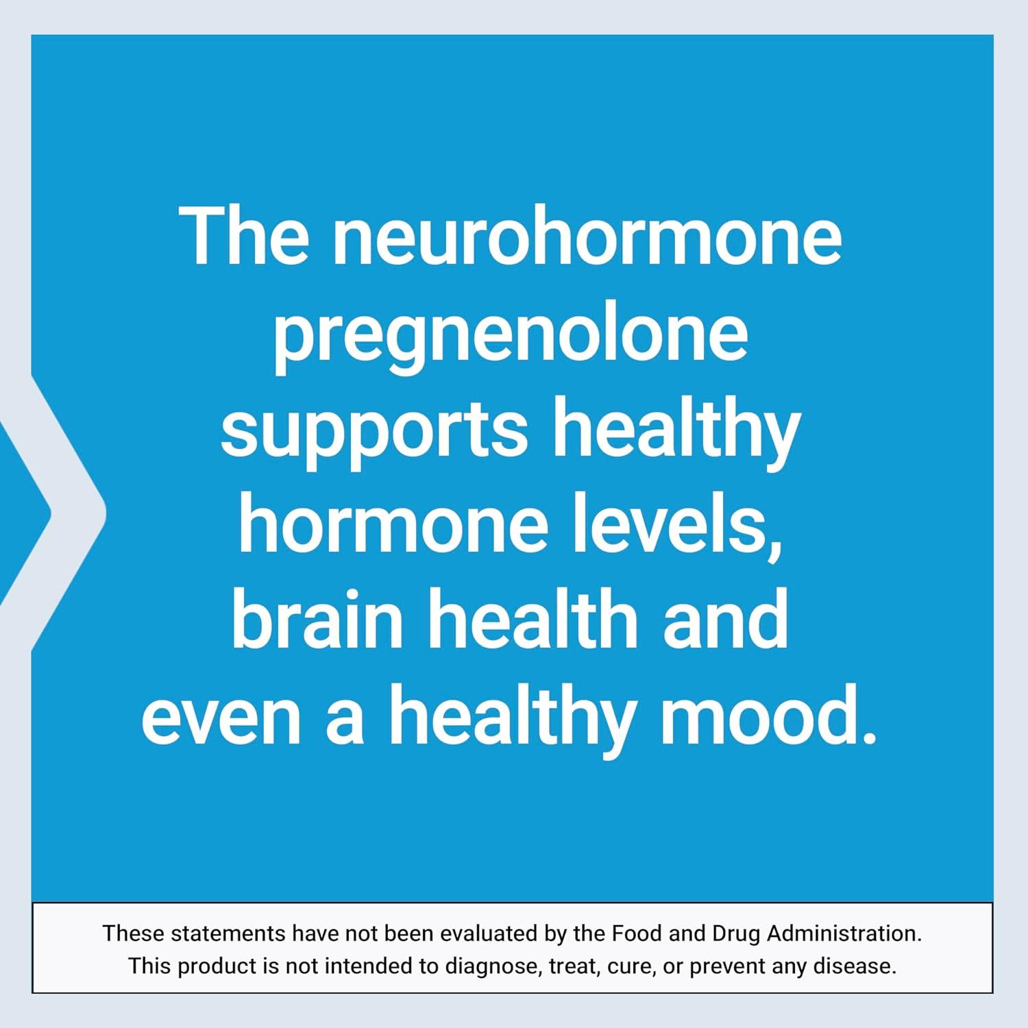 image:imageLife Extension Pregnenolone neurohormone Promotes Memory Health and Brain Plasticity GlutenFree NonGMO 100 Capsules100 Count Pack of 1