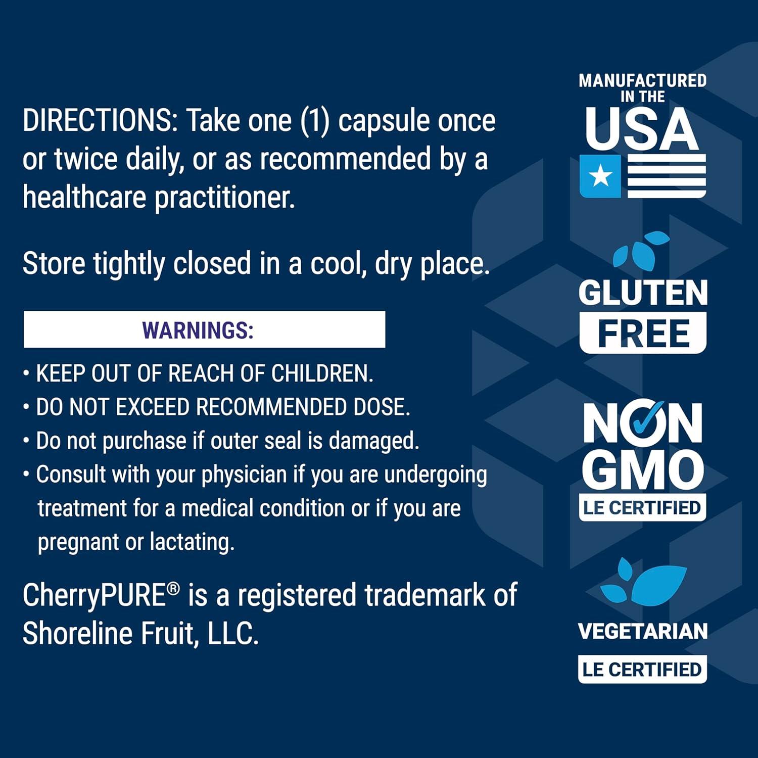 image:imageLife Extension Tart Cherry with CherryPURE anthocyanins oxidative Stress Muscle Recovery Exercise Support Muscle Comfort Vegetarian GlutenFree NonGMO 60 CapsulesStandard Packaging