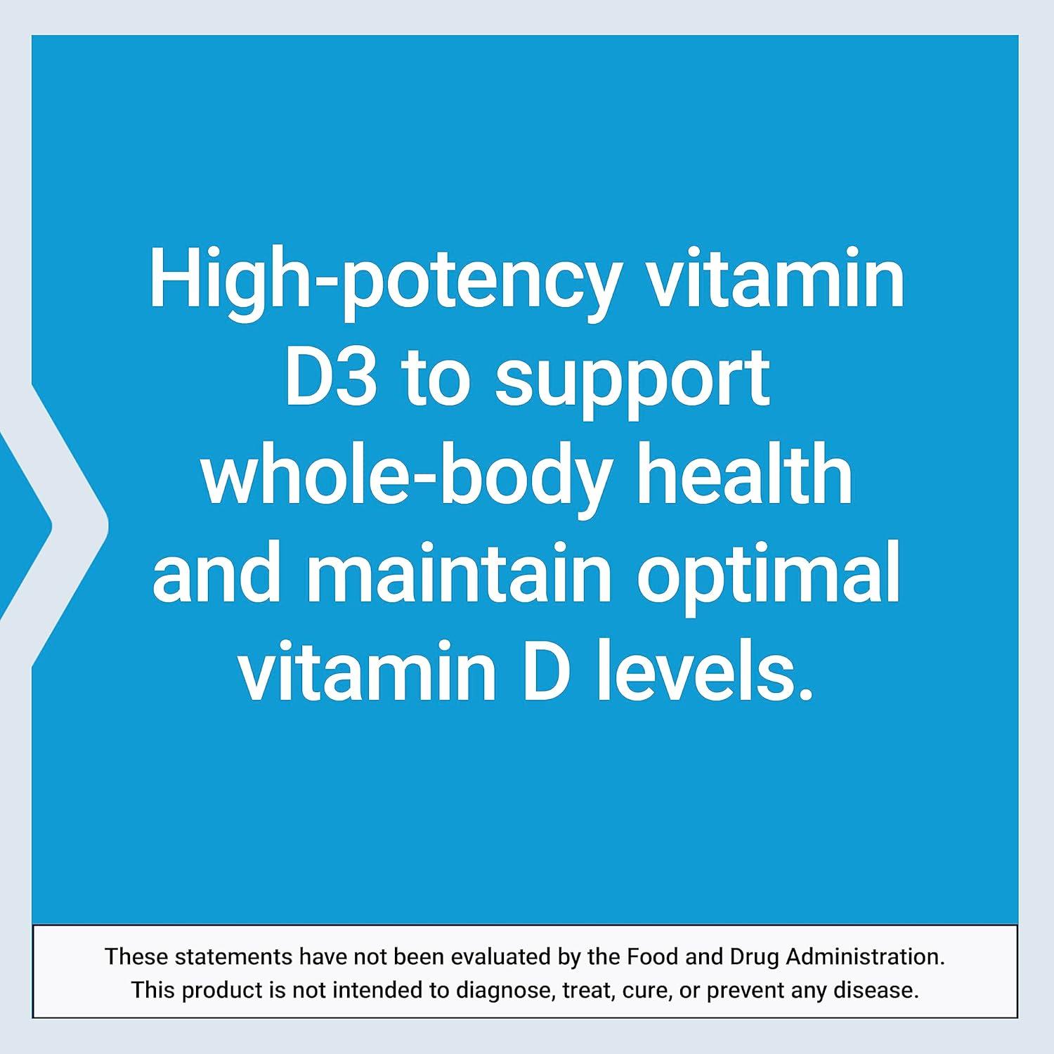image:imageLife Extension Vitamin D3 175 mcg 7000 IU Immune System Support Bone Health Brain Performance GlutenFree NonGMO Once Daily TwoMonth Supply 60 softgels60 Count Pack of 1