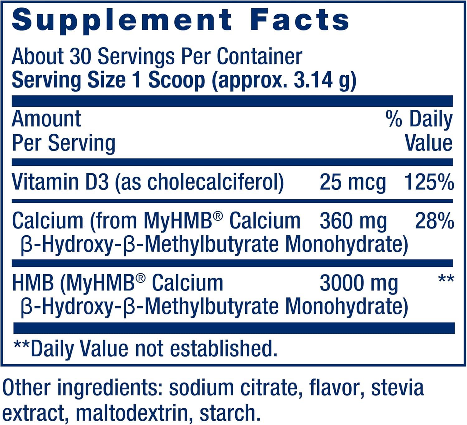 image:imageLife Extension Wellness Code Muscle Strength amp Restore Formula Vitamin D3 HydroxyMethylbutyrate Monohydrate HMB Muscle Health Gluten Free NonGMO 942 g