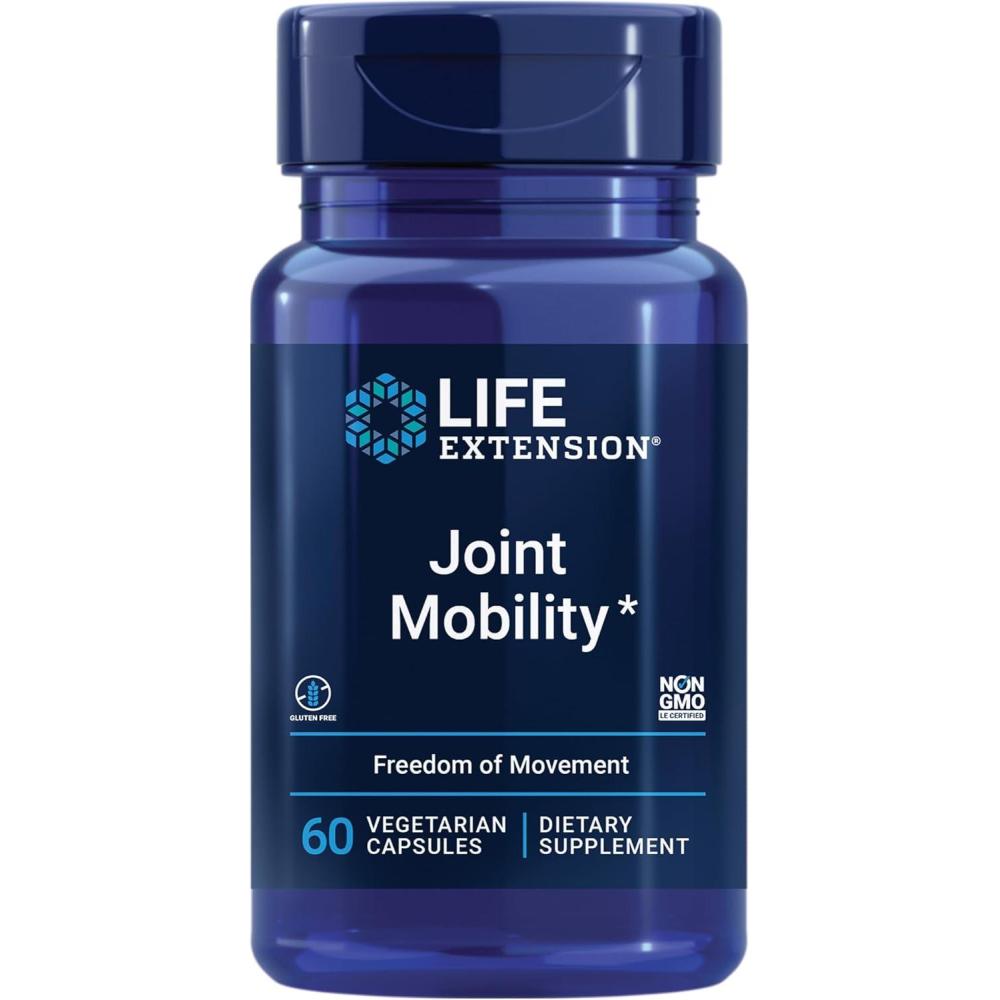 image:imageLife Extension Joint Mobility relieves Minor Knee discomfort amp Improves Range of Motion Turmeric amp Tamarind GlutenFree NonGMO Vegetarian 60 Capsules